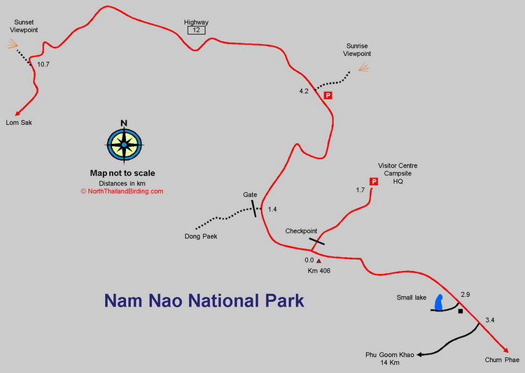 Nam Nao Trails map