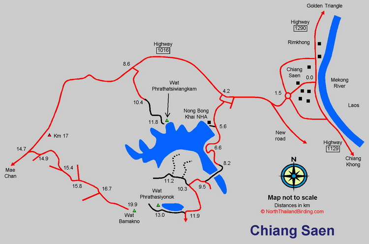 Chiang Saen map