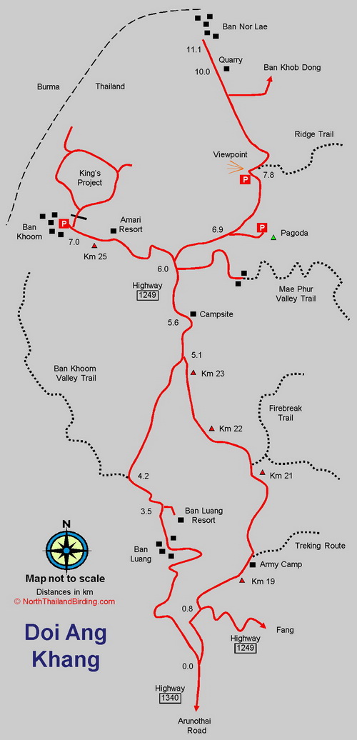 Doi Ang Khang Map