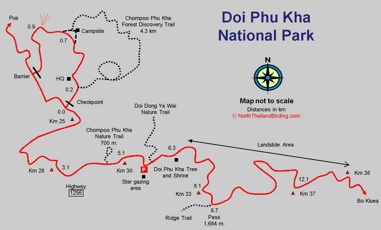 Doi Phu Kha map