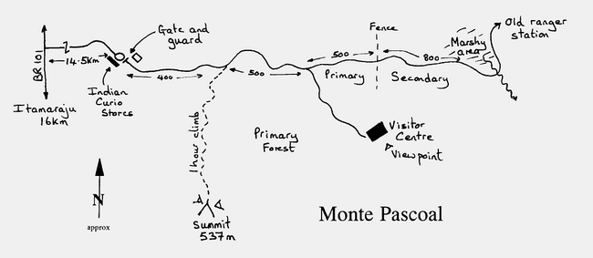 Monte Pascoal map