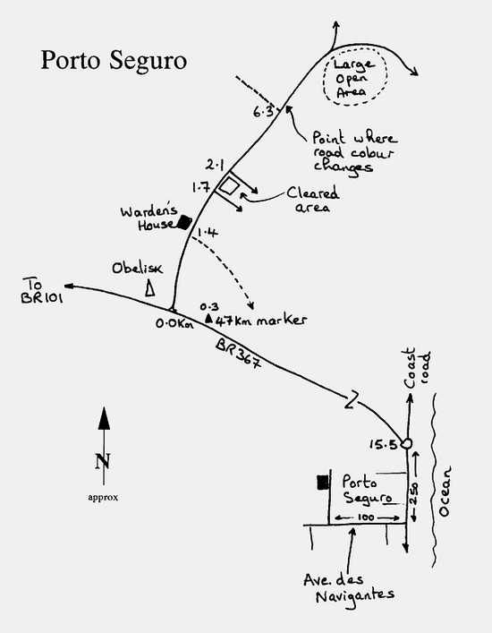 Porto Seguro map