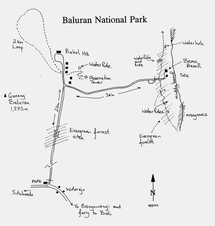 Baluran map