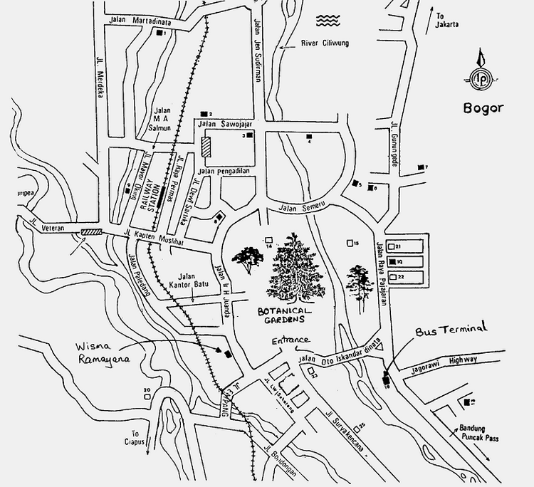 Bogor map