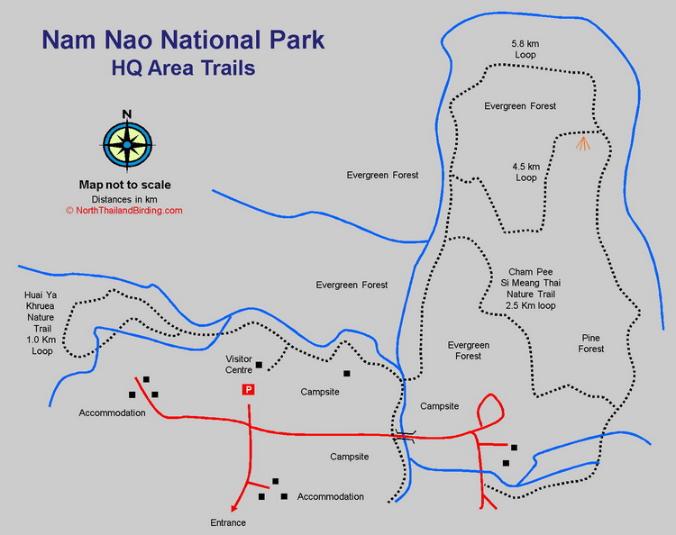Nam Nao Trails map