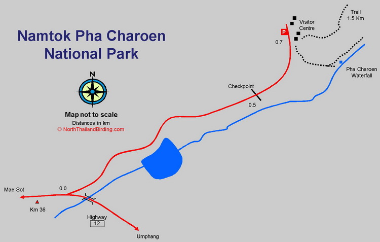 Doi Inthanon Map