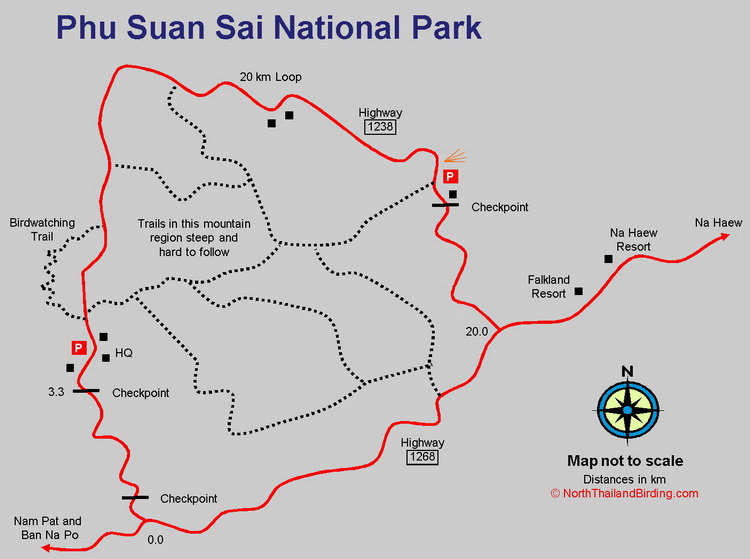 Phu Suan Sai map